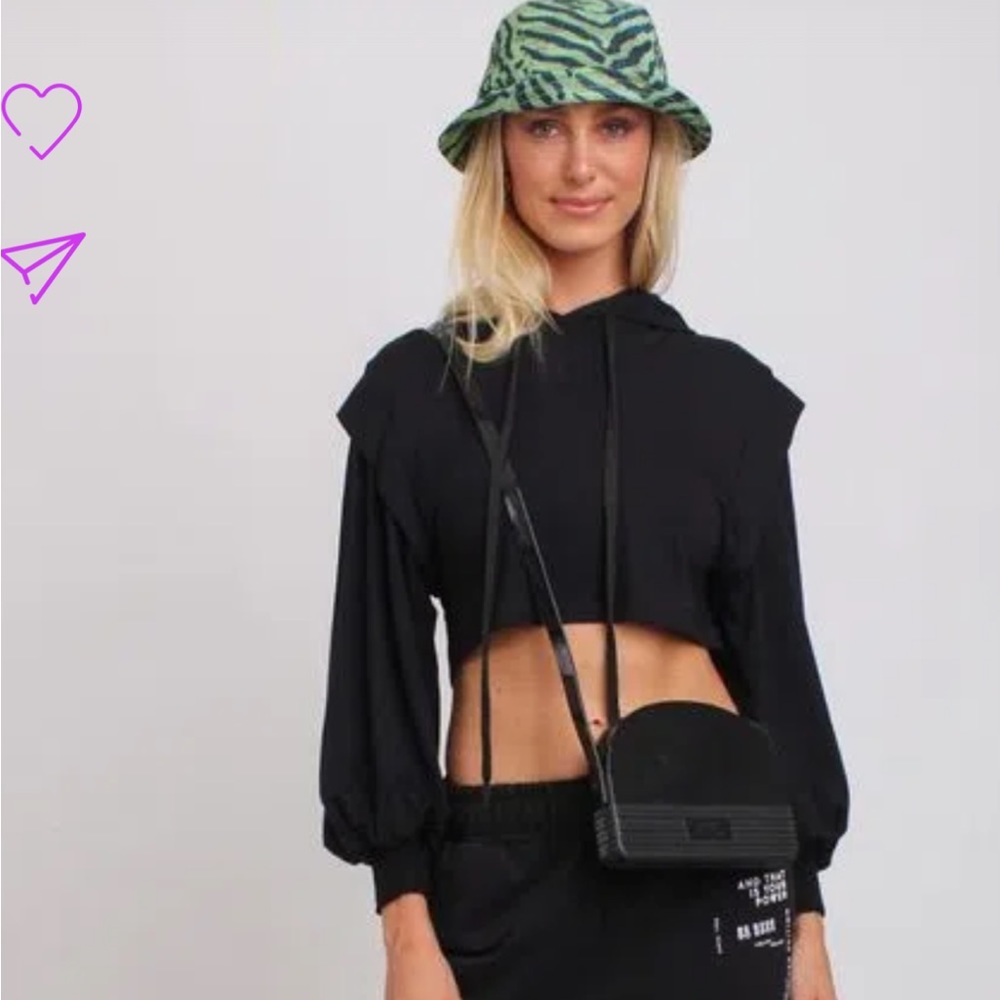 Farm rio sweatshirt cropped